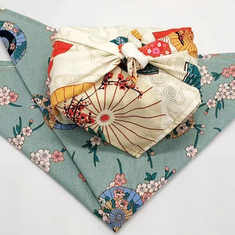 Furoshiki - 70X70/90X90Cm Japon Tarzı Mendil Furoshiki Bento