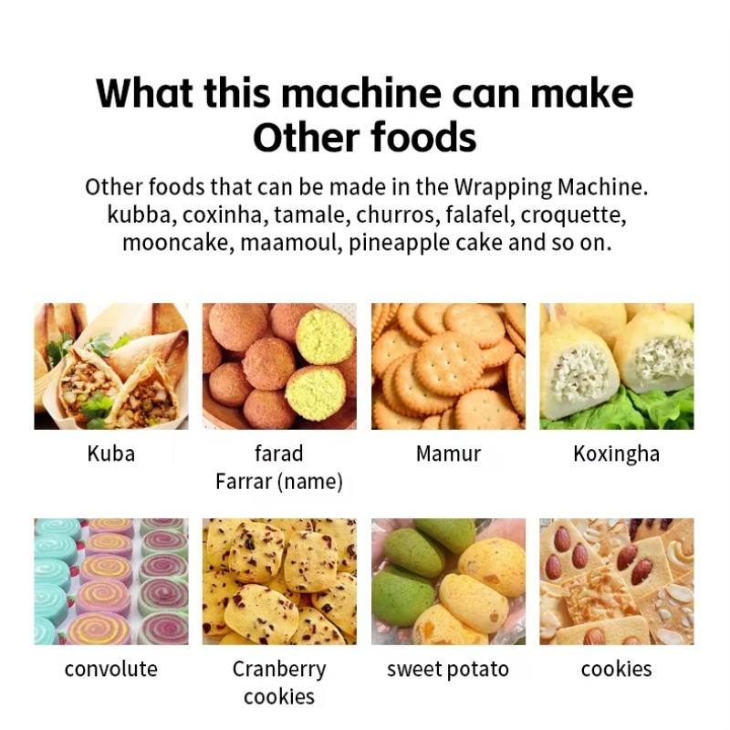 Japanese Snacks - Maamul Şekillendirme Makinesi Kubba Kaplama Makinesi
