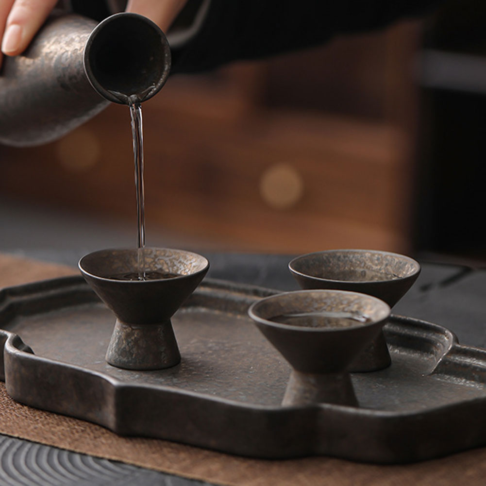 Japanese Pottery - Japon Seramik Şarap Bardağı El Yapımı