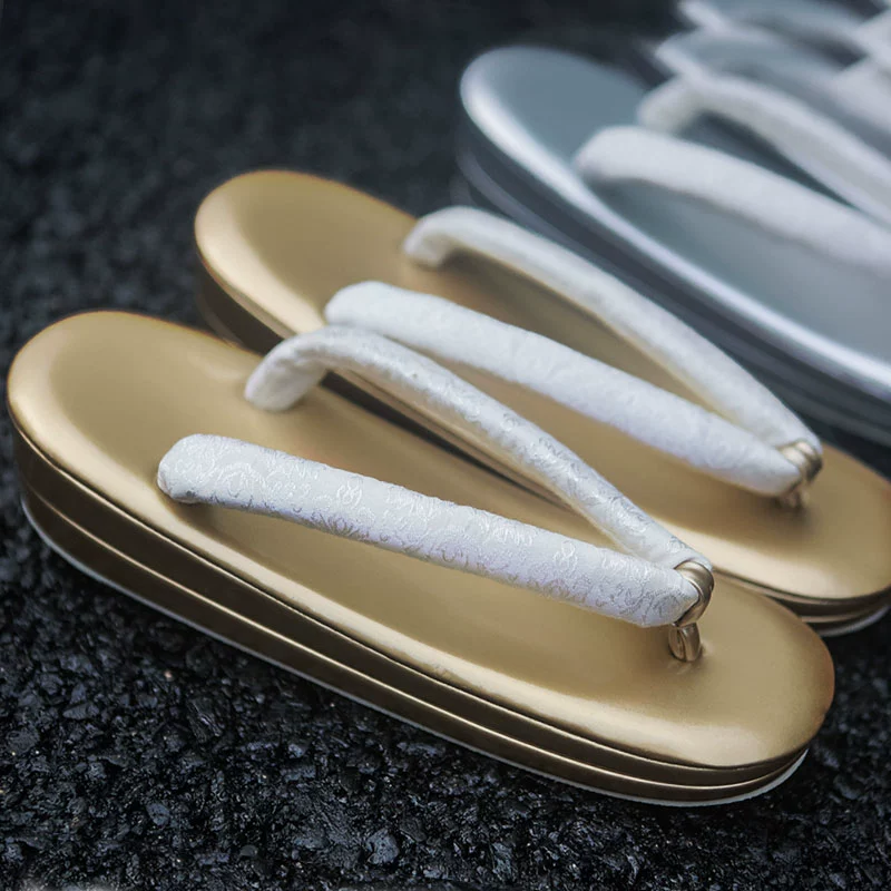 Geta Wooden Sandal - Kadın Japon Geta Sandaletleri - Kaymaz
