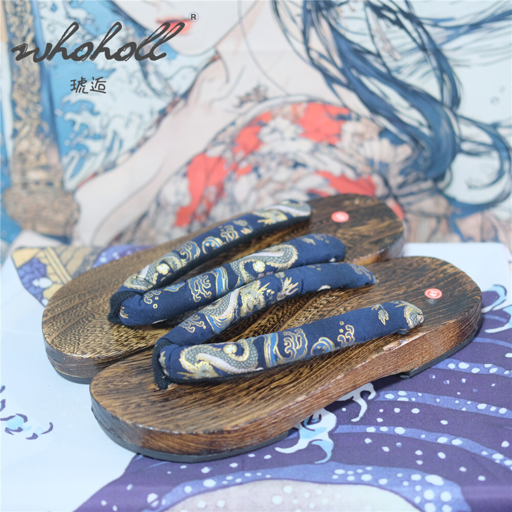 Geta Wooden Sandal - Adam Ahşap Takunya Terlik kadın Japon
