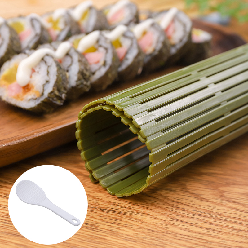 Sushi Making Kit - Büyük yeşil plastik suşi aracı Kimbap