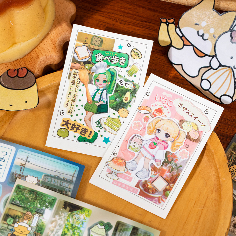 20 Adet Kaplamalı Kağıt Kawaii - Japanese Snacks incelemesi ve fiyatı